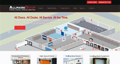 Desktop Screenshot of allmarkdoors.com